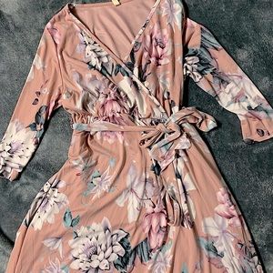 Pinkblush Floral Maxi Dress